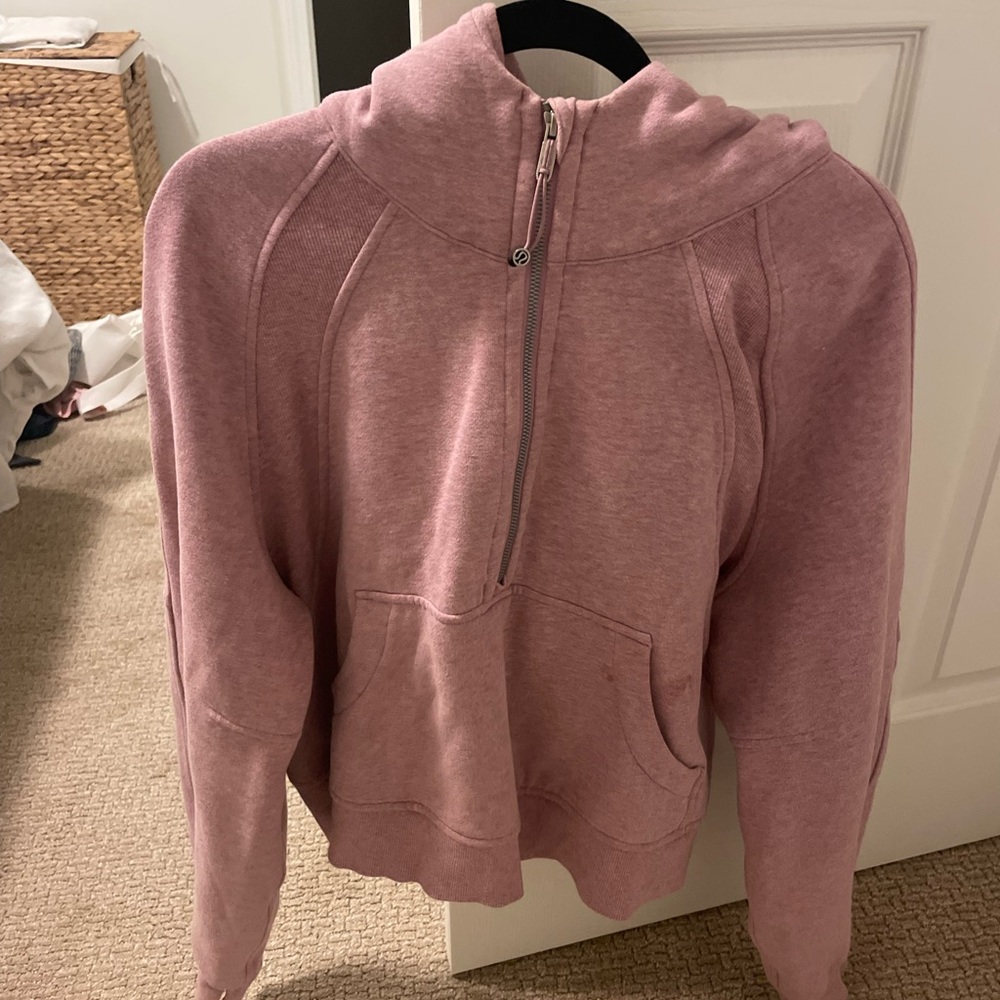 Scuba Oversized Half-Zip Hoodie